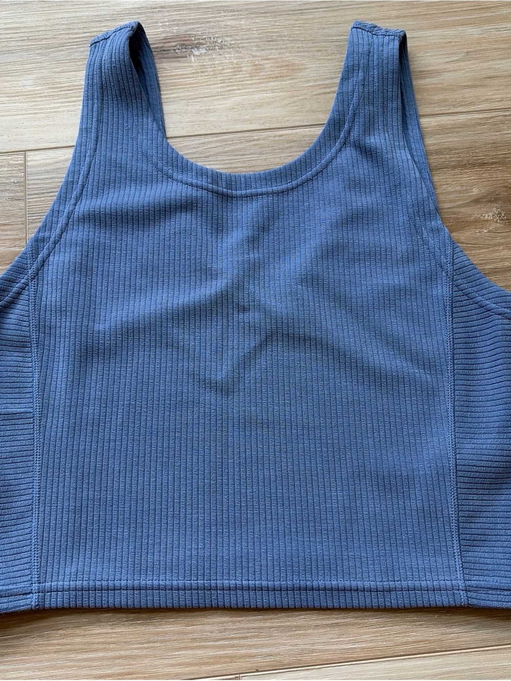 lululemon athletica Ribbed Scoop Neck Tank in Slate Blue